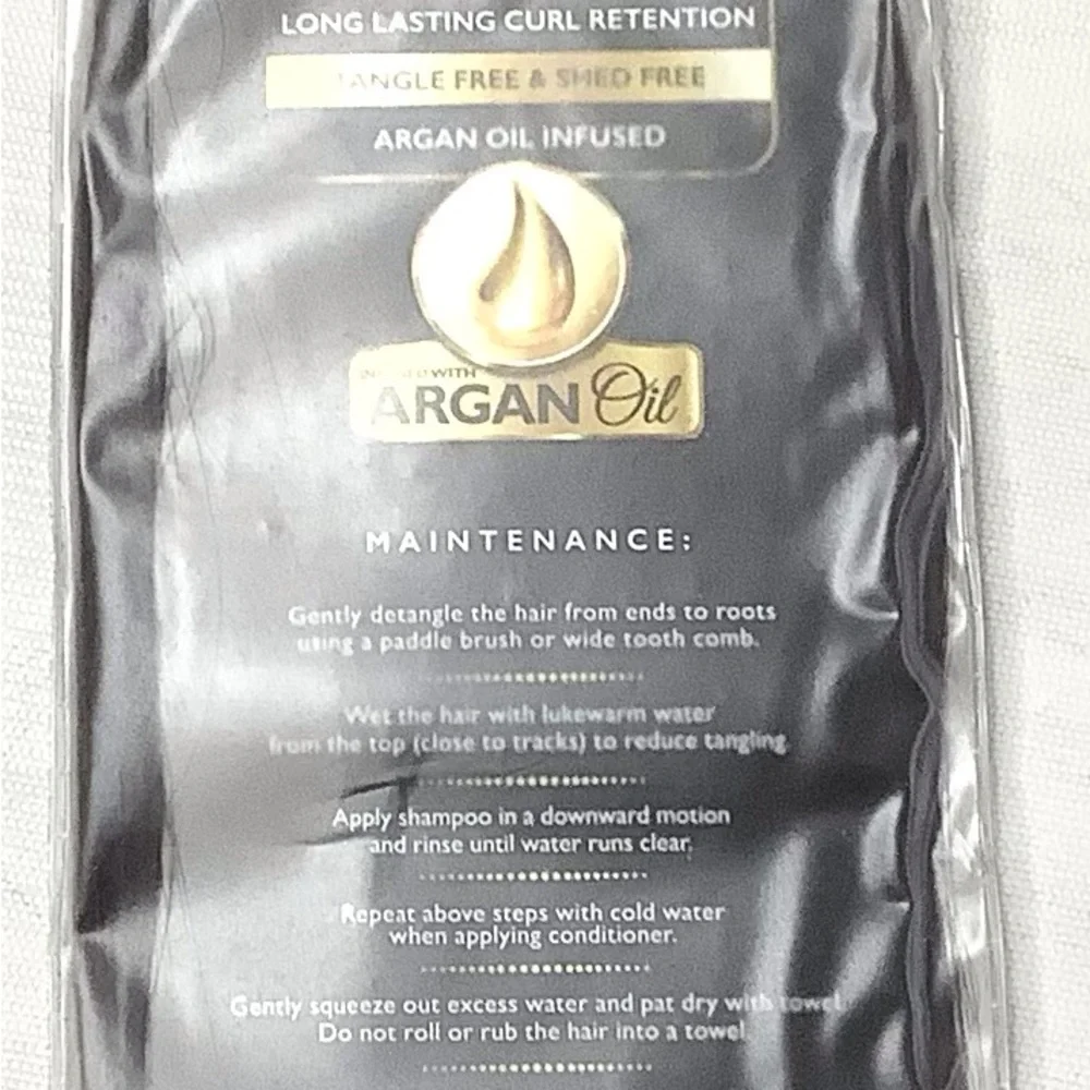 (1) Sensationnel Empire Human Hair Yaki 12” Color 2 Brown Infuse/Argan Oil New